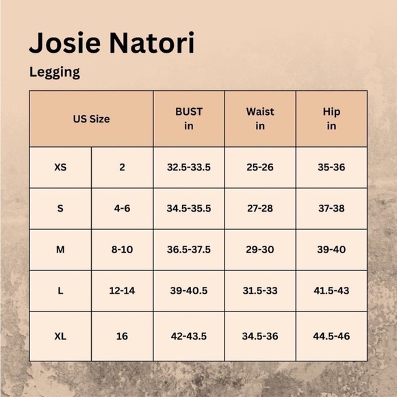 Josie Natori Solstice Printed 7/8 Leggings -pants
Pink Poppy size L - Picture 6 of 8